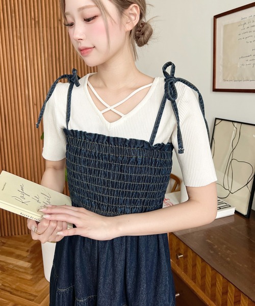 【未使用級♡着用1回】トリーバーチ　ロゴデザイン半袖ニットトップスXS HEART LOGO JACQUARD KNIT TOP – calif（カリフ）公式サイト