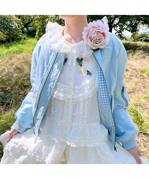 PINK HOUSE（ピンクハウス） ワンピース ホワイトローズ刺繍使い