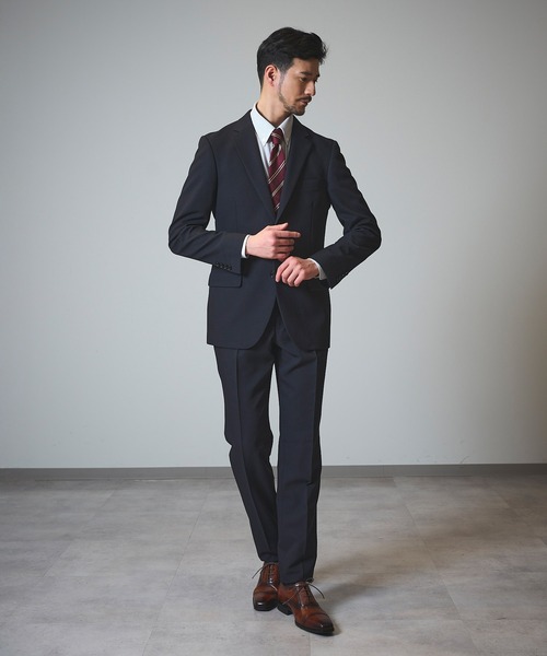 メンズ TETE HOMME テットオム カジュアル ストレッチ コート 薄手 TETE HOMME｜テットオム｜ニットデニムストレッチジャケット