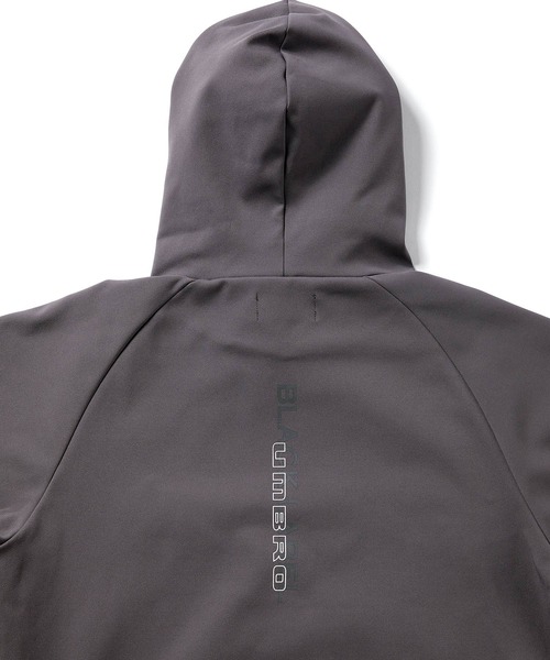 UMBRO 黒ジップパーカー umbro（アンブロ） ジップアップパーカー L ブラック メンズ