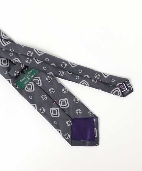 Seaward＆stearn ネクタイ Seaward ＆ Stearn / シルク 小紋