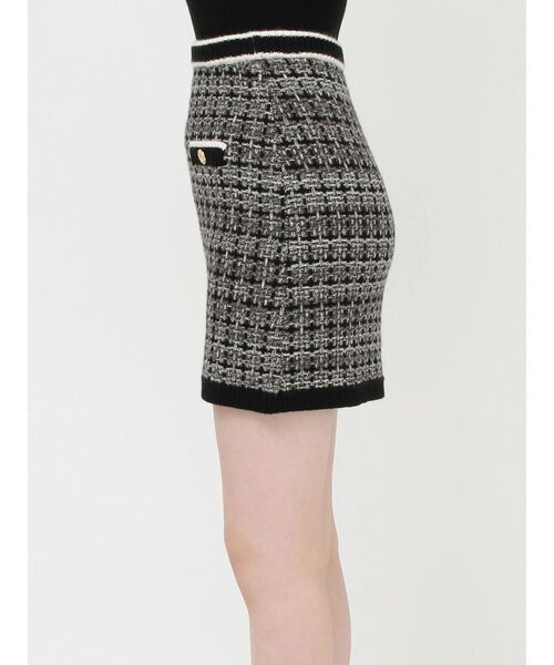 フォクシー　ツイードスカート　ニューヨーク　ニット RESEXXY（リゼクシー） スカート ツイードニットバイカラースカート