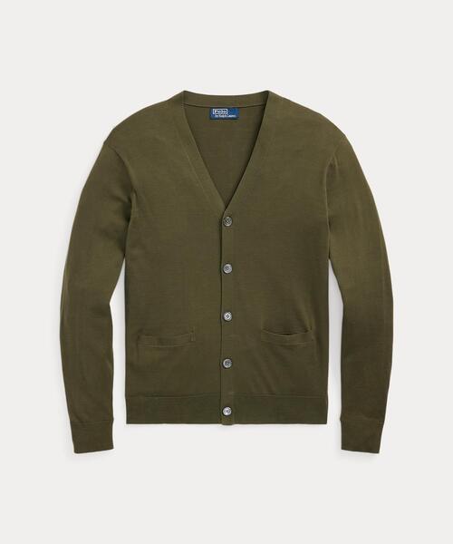 POLO RALPH LAUREN コットン Vネック カーディガン コットン Vネック カーディガン（ニット/セーター）｜POLO RALPH