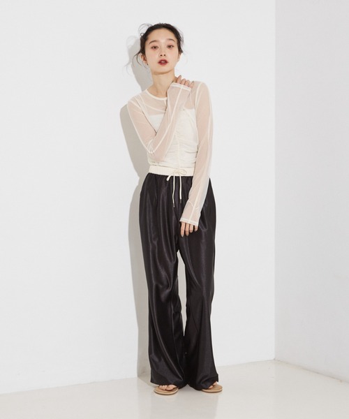 NOMINE（ノミネ） パンツ ラスターライン トラックパンツ レディース