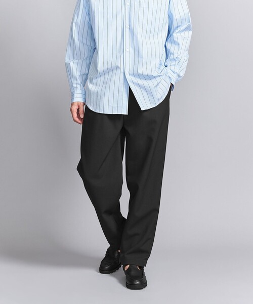 新品【 BEAUTY&YOUTH UNITED ARROWS 】テーパードパンツ BEAUTY＆YOUTH UNITED ARROWS パンツ ツイル 1P イージー