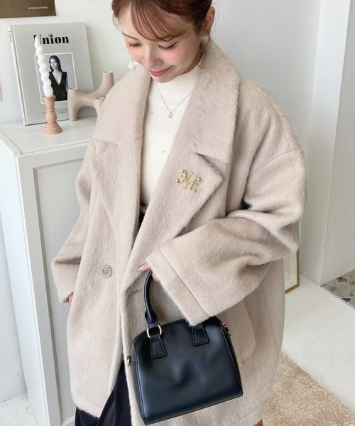 「moment+」 ジャケット M アイボリー レディース_画像2