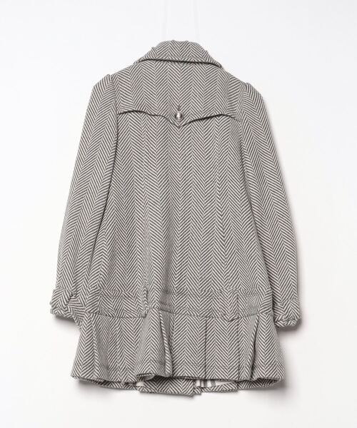 BURBERRY BLUE LABEL」 ピーコート 36 グレー レディース