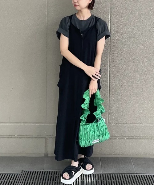 cross strap dress / mass ロングワンピース THOUSAND MILE（サウザンドマイル） ワンピース (THOUSAND MILExGENE
