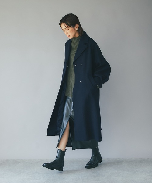 「RIVE DROITE」 長袖ニット FREE ライトグレー レディース_画像4