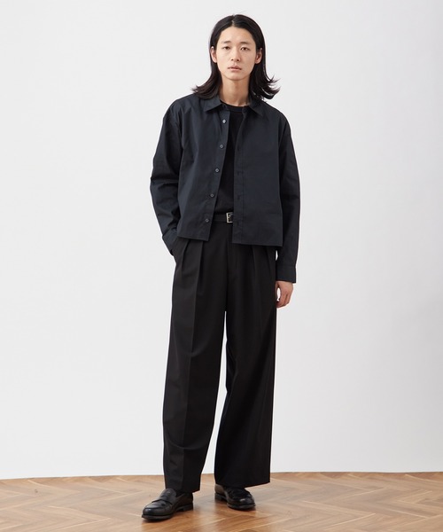 B.C STOCK（ベーセーストック） シャツ コットン クロップド