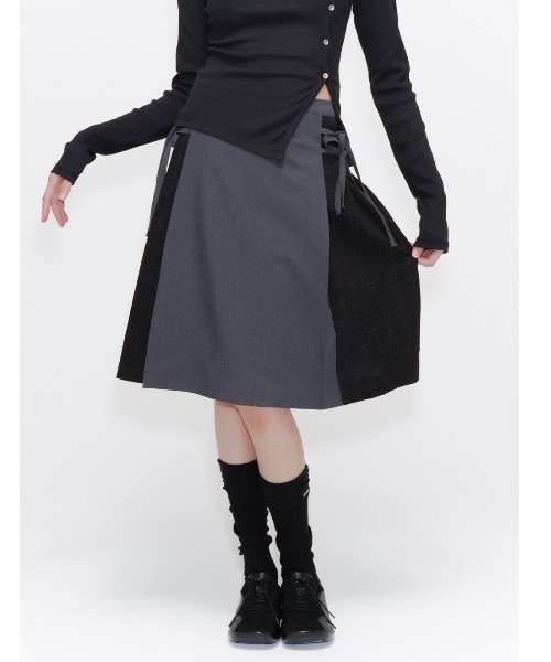 【MISEKI SEOUL】Side bow pleats midi skirt★韓国人気★追跡付 Miseki SEOUL スカート Side bow pleats midi skirt : ZOZOTOWN