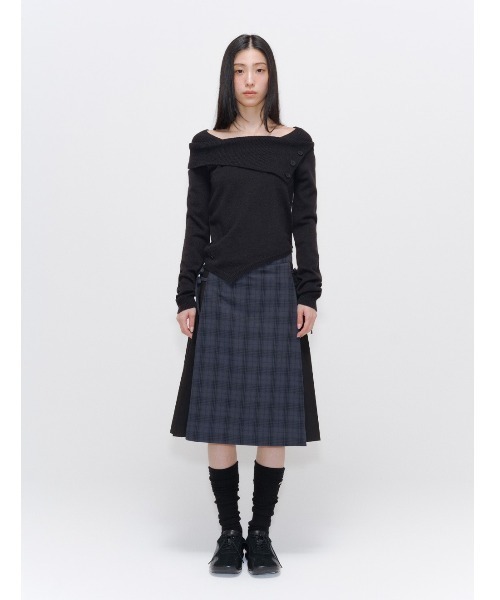 【MISEKI SEOUL】Side bow pleats midi skirt★韓国人気★追跡付 Miseki SEOUL スカート Side bow pleats midi skirt : ZOZOTOWN