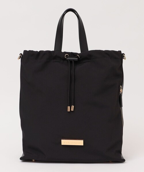quaranliel 3way ラインショルダー リュック トートバッグ　極美品 quaranciel デイバック リュック quaranciel: 3way ライン