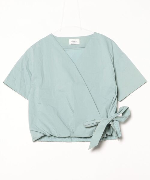 「green label relaxing」 半袖ブラウス - グリーン レディース green label relaxing 「green relaxing」 半袖ブラウス