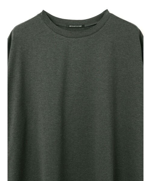 ◎[2-250080]mizuiro ind(ミズイロインド) mesh slv tunic OP