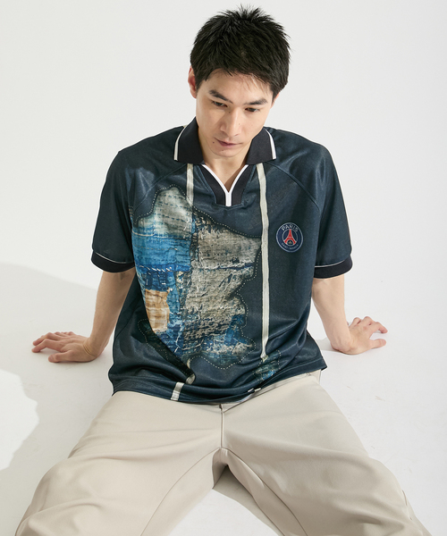 未流通 PSG × Poggy コラボ 総柄 半袖シャツ M ポギー 未流通 PSG × Poggy コラボ 総柄 半袖シャツ M ポギー - メルカリ