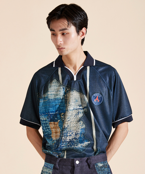 未流通 PSG × Poggy コラボ 総柄 半袖シャツ M ポギー 未流通 PSG × Poggy コラボ 総柄 半袖シャツ M ポギー - メルカリ