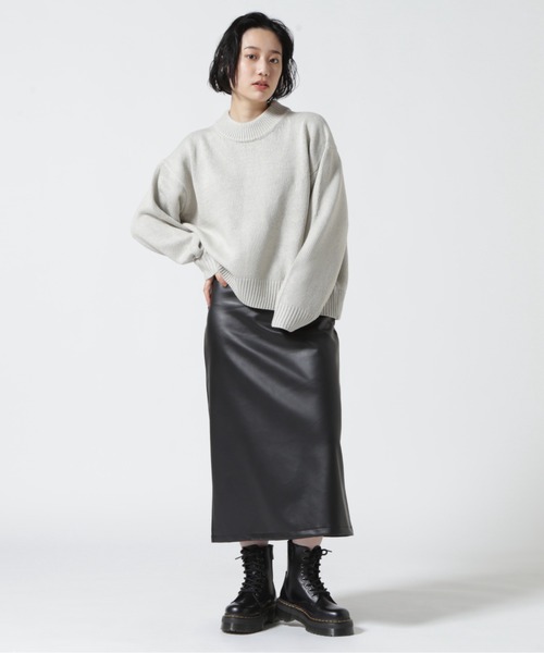 「DETAILS」 長袖ニット F ベージュ レディース_画像3