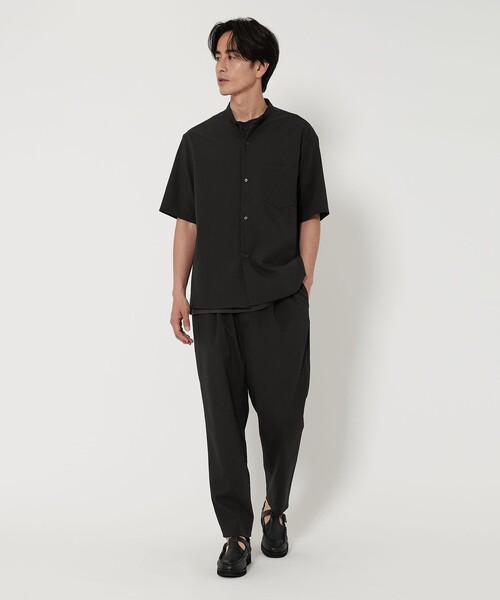 【新品】BEAUTY&YOUTH KOMATSU PACK バンドカラー シャツ BEAUTY＆YOUTH UNITED ARROWS シャツ KOMATSU PACK オーバー