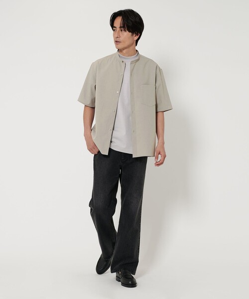 KOMATSU PACK トロピカルバンドカラー　ショートスリーブシャツ UNITED ARROWS LTD. OUTLET｜KOMATSU PACK トロピカル