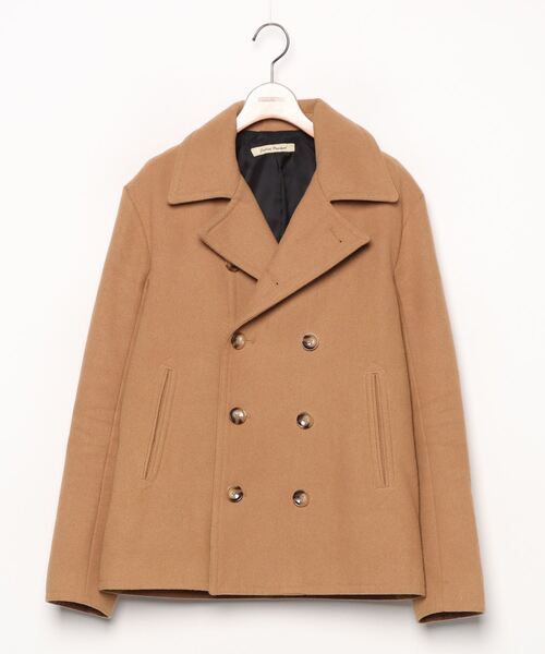 新品　JOURNAL STANDARD ピーコート　ベージュ JOURNAL STANDARD（ジャーナルスタンダード） ピーコート LARGE