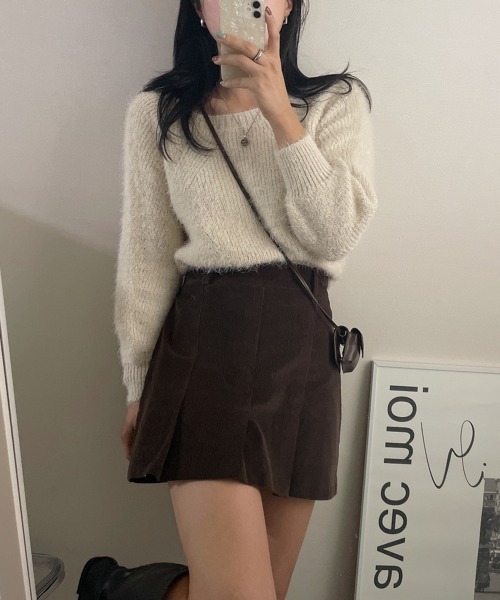 「by muni:r」 長袖ニット FREE アイボリー レディース_画像4