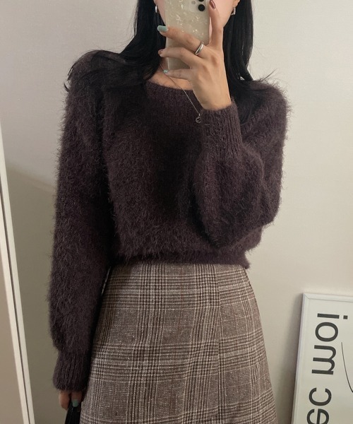 「by muni:r」 長袖ニット FREE アイボリー レディース_画像6