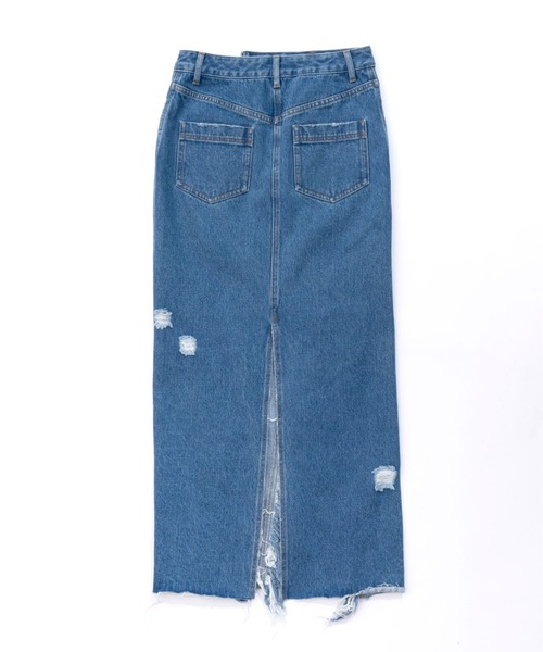 MAISON SPECIAL デニムスカート Cellulose Denim Maxi Skirt