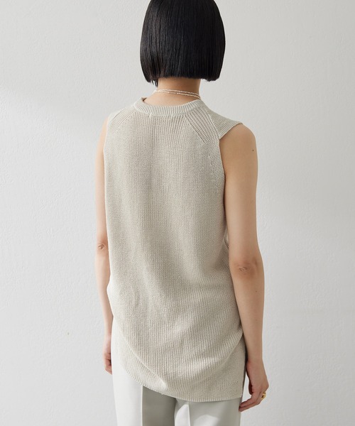 Whim Gazette ニット セーター クルーネックニットベスト