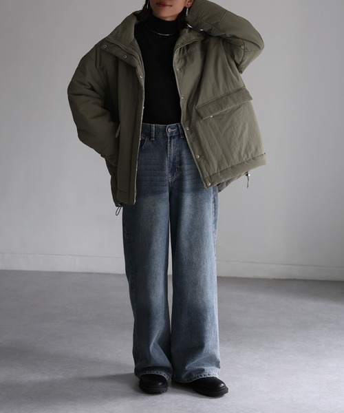 「Riberry」 ブルゾン MEDIUM ブラック レディース_画像4