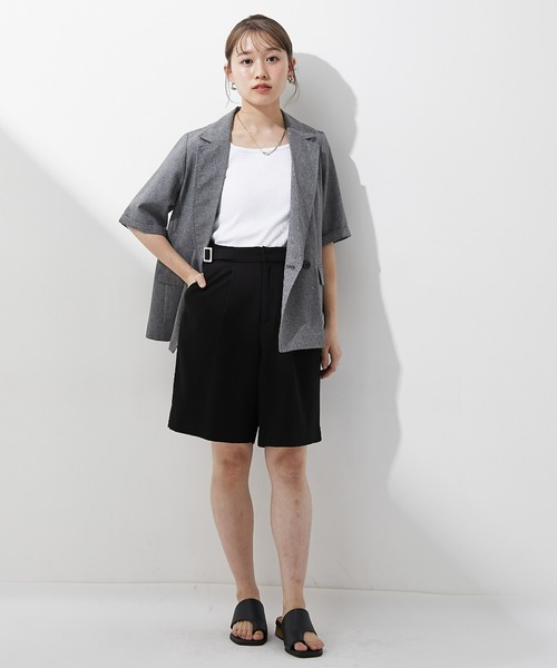 etretokyo ハーフパンツ　Sサイズ ETRE TOKYO パンツ コットンリネンハーフパンツ レディース