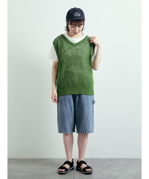 ベスト ジレ ギマメッシュベスト レディース Jines ベスト ジレ ギマメッシュベスト レディース : ZOZOTOWN