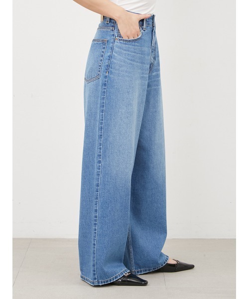 [Mila Owen] обработка Denim брюки 1 серый женский 