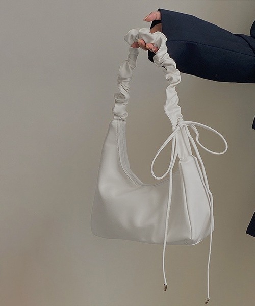 NuNuNa ショルダーバッグ バッグ 「NuNuNa」2WAYリボンギャザー