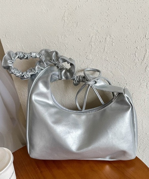 NuNuNa ショルダーバッグ バッグ 「NuNuNa」2WAYリボンギャザー