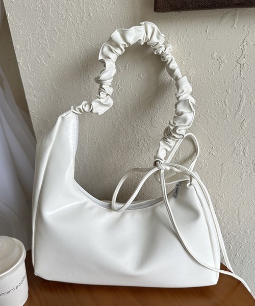 NuNuNa ショルダーバッグ バッグ 「NuNuNa」2WAYリボンギャザー