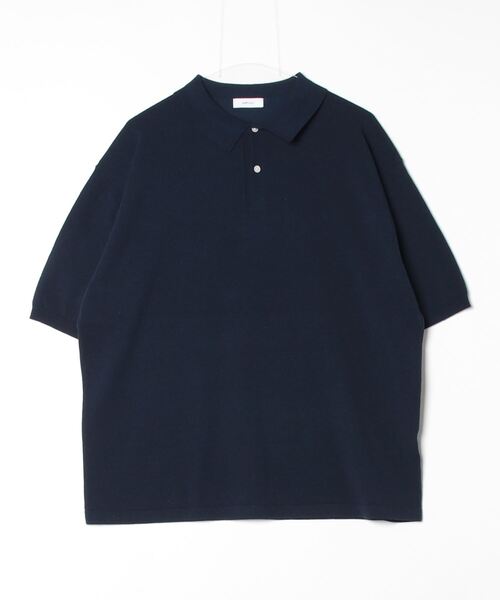 「SHIPS any」 半袖ポロシャツ X-LARGE ネイビー メンズ_画像2