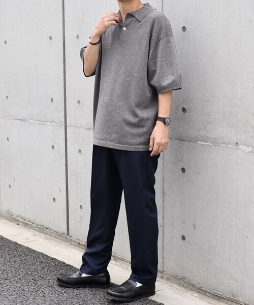 「SHIPS any」 半袖ポロシャツ X-LARGE ネイビー メンズ_画像9