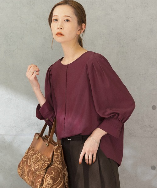 「URBAN RESEARCH ROSSO」 7分袖ブラウス FREE ピンク系その他 レディース