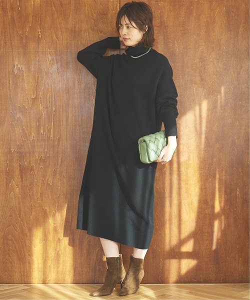 plage（プラージュ） ニットワンピース - ベージュ レディース