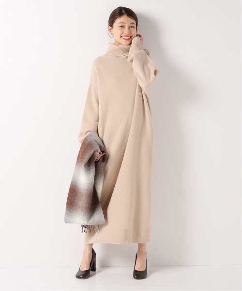 plage（プラージュ） ニットワンピース - ベージュ レディース