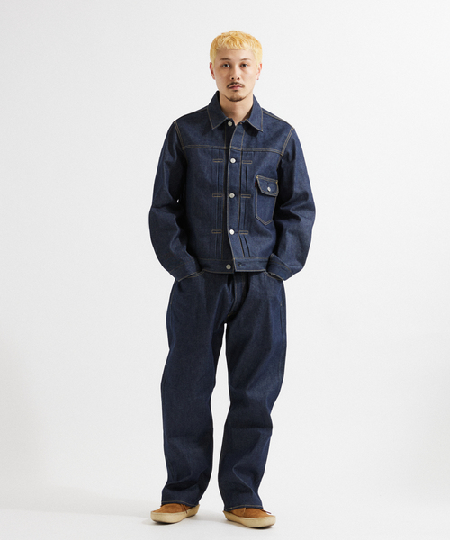 LEVIS リーバイス Gジャン 1stトラッカージャケット デニム Levi's リーバイス 71506-XX ボタン裏J22 日本製 97年 BIGE復刻
