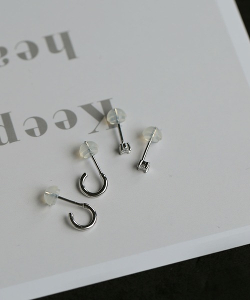 colleca la（コレカラ） ピアス 「silver925」ミニフープピアスセット 