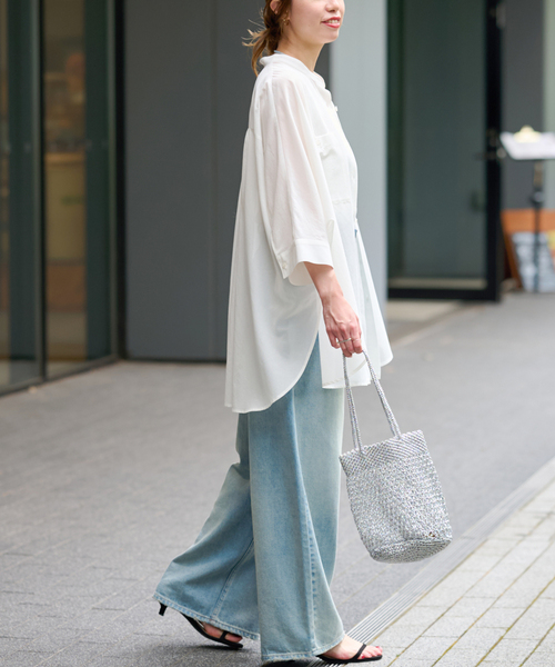 JOURNAL STANDARD relume ブラウス シャツ 涼し気なシアーが大人