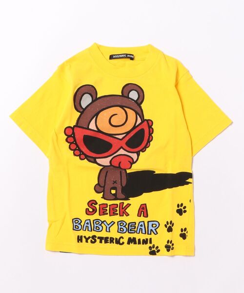 ★HYSTERICMINI テディ 半袖 レギンス★90 HYSTERIC MINI（ヒステリックミニ） tシャツ SEEK A BABY BEAR BY