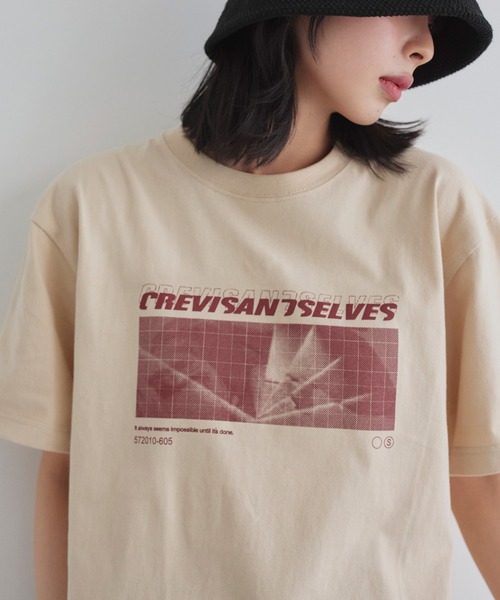 「LIAN」 半袖Tシャツ 1 グレー レディース