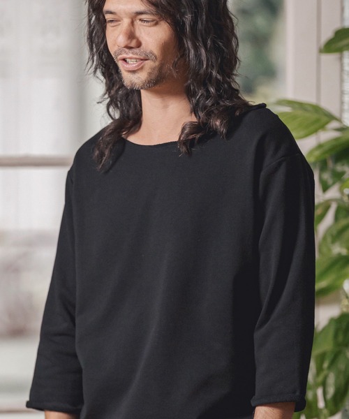 CAMBIO七分袖カットソー CAMBIO 「CAMBIO」 7分袖Tシャツ S グレー メンズ : ZOZOTOWN
