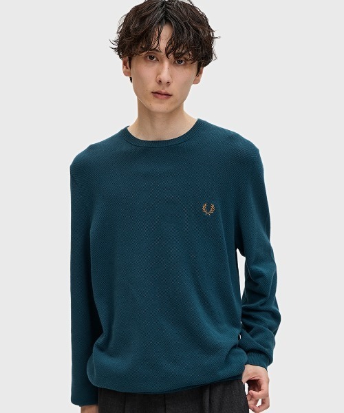 FRED PERRY セーター ニット 先行予約受付中／Pique Stitch