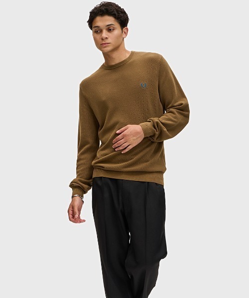 FRED PERRY - フレッドペリー ピケ　セーター　uk10 FRED PERRY セーター ニット 先行予約受付中／Pique Stitch