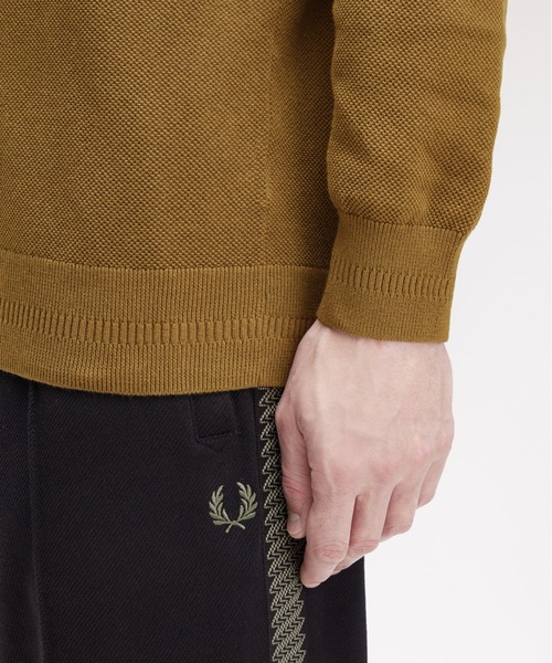 FREDPERRY セーター 未使用 FRED PERRY セーター ニット 先行予約受付中／Pique Stitch